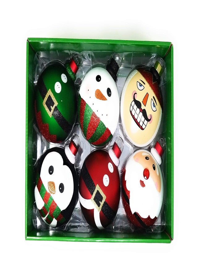 CG Hunter Holiday 6-Piece Shatter Resistant 4" Ornaments - Image 1
